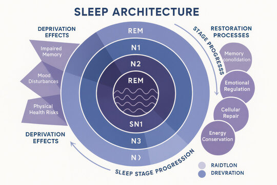 Sleep Architecture Diagram: Stages and Effects