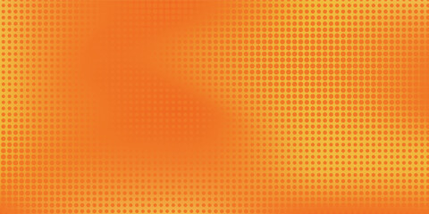 Dotted orange gradient vector background modern abstract art