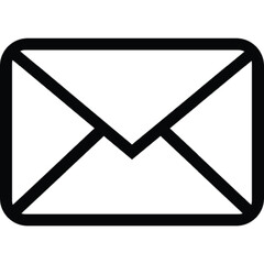 Set of social media icons. Flat line art
