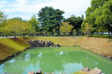 Fototapeta premium 駿府城 内堀