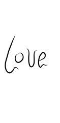Love writing on a white background 
