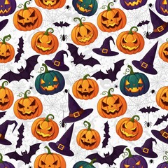 Happy Halloween.Gruseliges Halloween-Muster