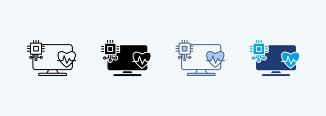 Ai Diagnostic Multiple Style Icon Collection