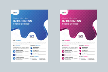 Business Flyer | Corporate Business Flyer Design | Creative flyer design for print