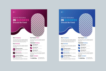 Business Flyer | Corporate Business Flyer Design | Creative flyer design for print