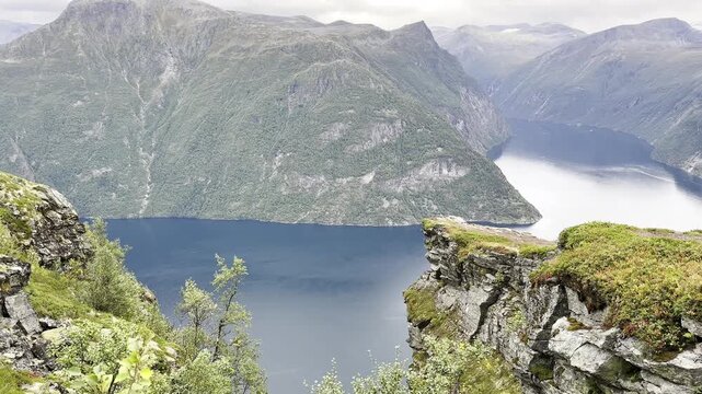 Fjords Norway Nature Mountains troll tongue