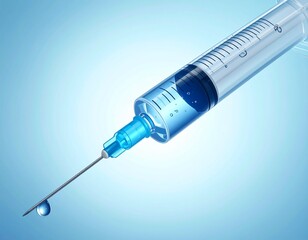 Spritze mit Impfstoff