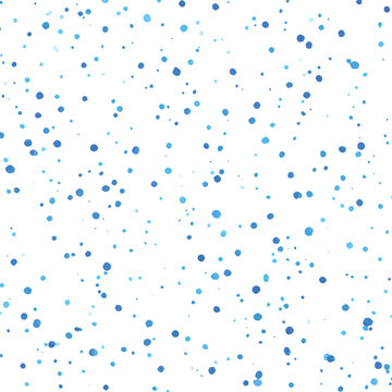 Pattern senza cuciture di puntini blu chiari
