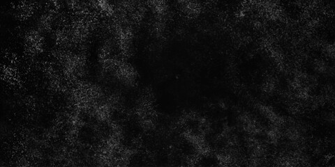 Black with dark gray texture background. Freeze motion of white particles. Black with dark gray texture background. black concrete wall background. Dark cement wall in retro concept.
