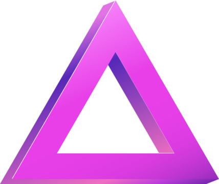 abstract triangle shape