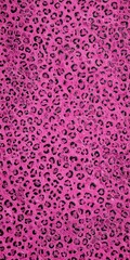 Pink background with a repeating pattern of dark-pinkish-black spots resembling a cheetah or leopard print.  The spots vary slightly in size and shape, creating a textured effect