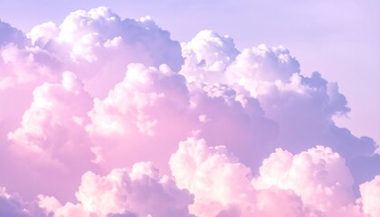 Naklejka premium Pastel cloudscape (3)