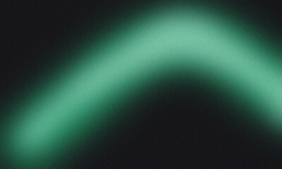 Abstract image featuring a blurred green arc against a dark background with soft gradients