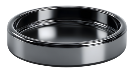 Sleek metallic ring, perfect for modern jewelry designs and luxury product showcases, radiating sophistication and premium quality.