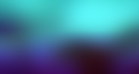 Vibrant Teal and Purple Gradient Background Abstract Blurred Texture for Design Projects