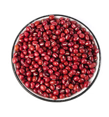 Red Adzuki Beans in Bowl - Nutritious Legumes for Healthy Cooking and Traditional Asian Cuisine