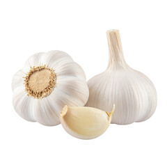 garlic on transparent png
