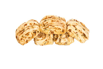 Handmade Pork Scallion Rolls - Aromatic Asian Pastry Snacks with Flaky Golden Layers