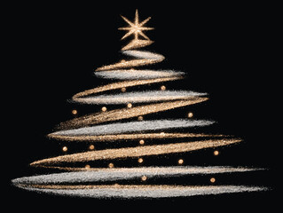 Albero di Natale Astratto Minimalista
