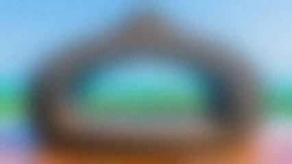 Abstract Archway Vibrant Hues  Textured Background