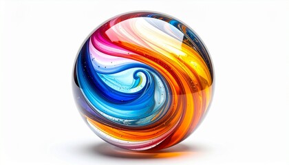 color circle on white