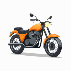Obraz premium vector illustration of a motorcycle