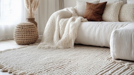 modern livingroom with rug