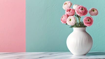 A beautiful pink rose bouquet in a glass vase is a stunning gift of love, beauty, and romance