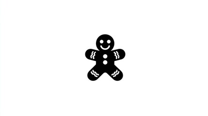 Gingerbread man illustration