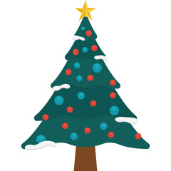 Winter Christmas Tree