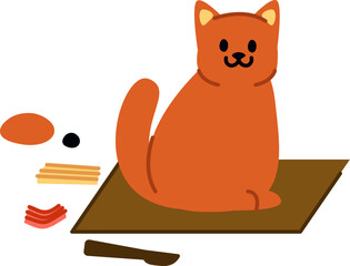 Plasticine Clay Art Cat