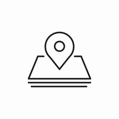 location place icon sign vector