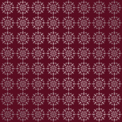 vector seamless pattern with snowflakes