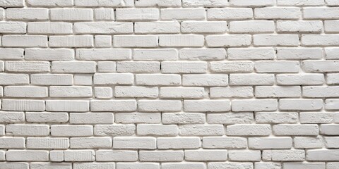 Fototapeta premium White Brick Wall Texture Background for Design and Architectural Projects