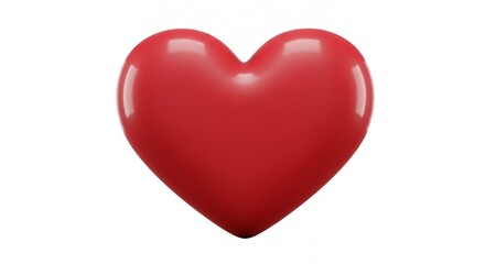 Fototapeta premium Red heart shape