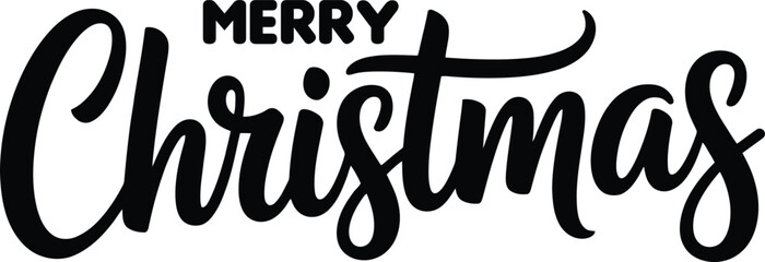 Merry Christmas Lettering vector and typographic emblems.