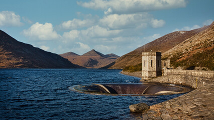 Silent Valley reservoir, County Down, Northern Ireland. Supplies drinking water to the greater Belfast area © Jim