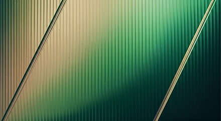 Abstract textured background with vertical lines and a gradient of green and beige colors