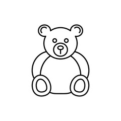 Icon a Teddy Bear, isolated against a clean background.