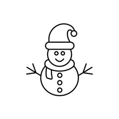Icon a Snowman, isolated against a clean background.