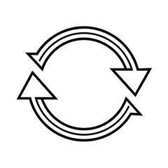 swap icon vector on white background