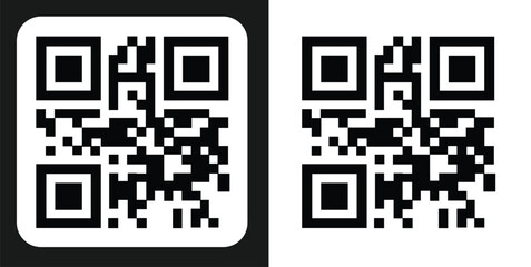 Fototapeta premium 2 type of qr code