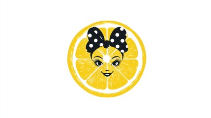 Lemon slice face art