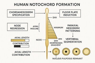 Human Notochord Formation Diagram