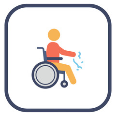 Fototapeta premium person in wheelchair shakes hand introducing disability inclusion integration overcoming accessibility challenges