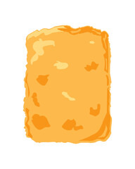 ハッシュドポテトのイラスト