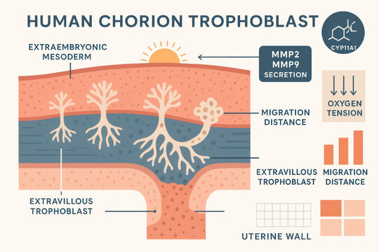 Human Chorion Trophoblast Diagram