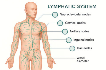 Diagram of the Human Lymphatic System