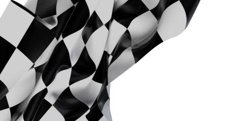 Dynamic checkered flag image. Perfect for sports, racing, victory themes. High-resolution background.