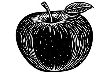 apple on a white background